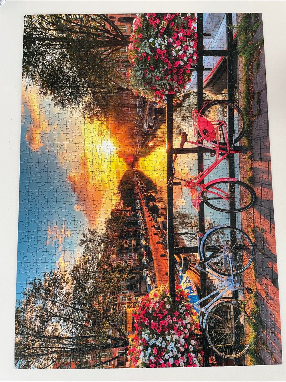 Ravensburger bicycles in Amsterdam 1000 pieces
